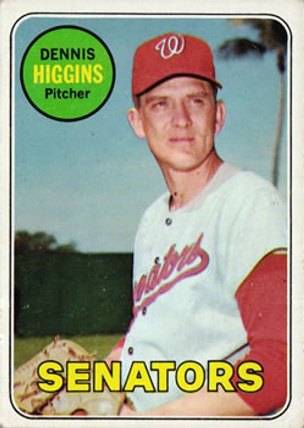 Dennis Higgins 1969 Topps #441