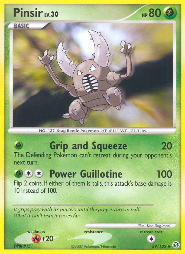 Pinsir (59/132) - Secret Wonders Pokémon Card