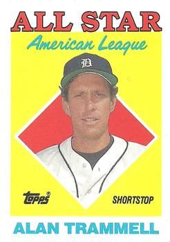 Alan Trammell 1988 Topps #389 Sports Card