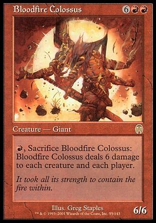 Bloodfire Colossus (Apocalypse) Trading Card