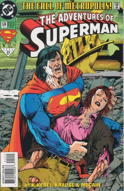 Adventures of Superman #514 Comic