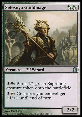 Selesnya Guildmage (MTG Commander) Trading Card