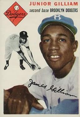 Junior Gilliam 1954 Topps #35 Sports Card