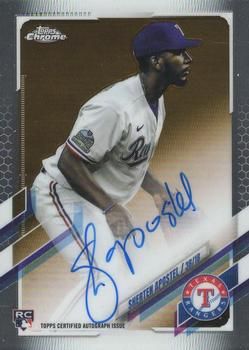 Sherten Apostel 2021 Topps Chrome - Rookie Autographs Baseball #RA-SA Sports Card