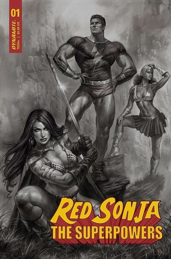 Red Sonja: The Superpowers #1 (15 Copy Parrillo B&w Cover)
