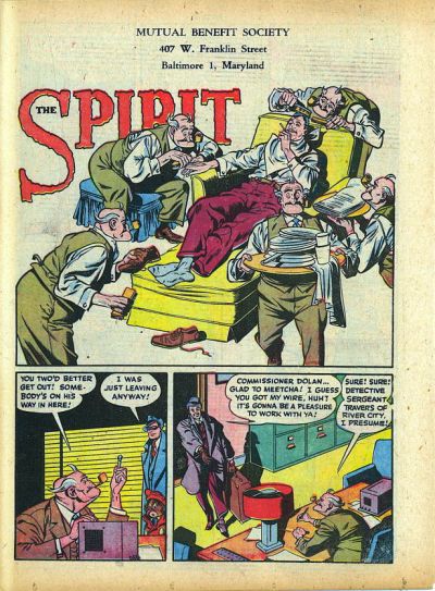 Spirit Section #2/11/1945 Comic
