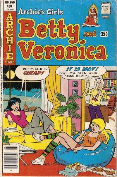 Archie's Girls Betty and Veronica #260 Comic