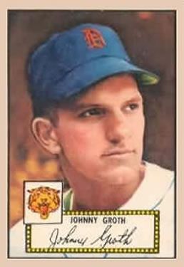 Johnny Groth 1952 Topps #25 Sports Card