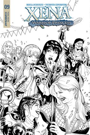 Xena: Warrior Princess  #9 (25 Copy Cifuentes Cover A B&w)