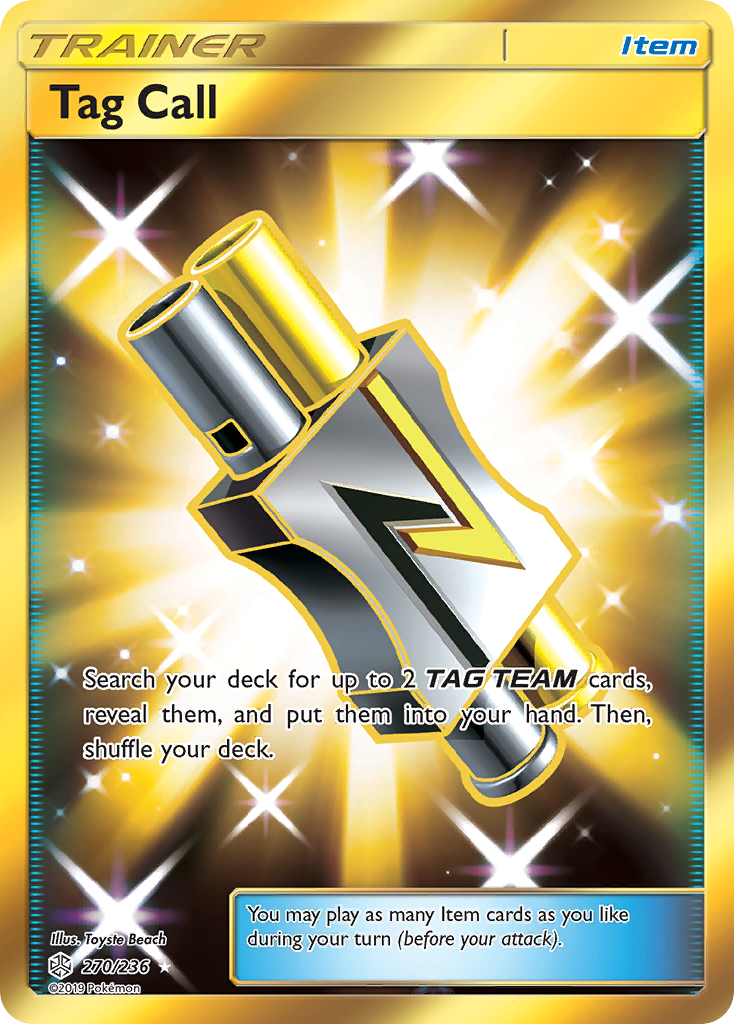 Tag Call (Trainer: Item) (270/236) - Cosmic Eclipse Pokémon Card