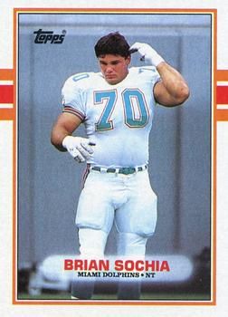 Brian Sochia 1989 Topps #300 Sports Card
