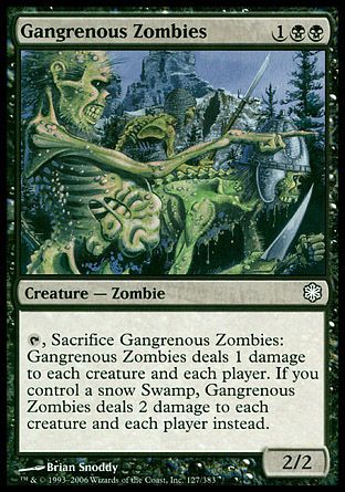 Gangrenous Zombies (Coldsnap Theme Decks) Trading Card