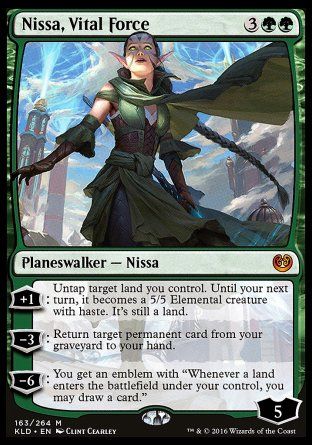 Nissa, Vital Force (Kaladesh) Trading Card