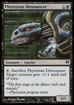 Phyrexian Denouncer (Phyrexia vs. The Coalition) Trading Card