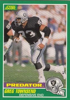 Greg Townsend 1989 Score #323 Sports Card