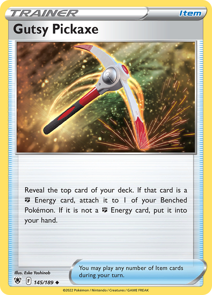 Gutsy Pickaxe (Trainer: Item) (145/189) - Astral Radiance Pokémon Card