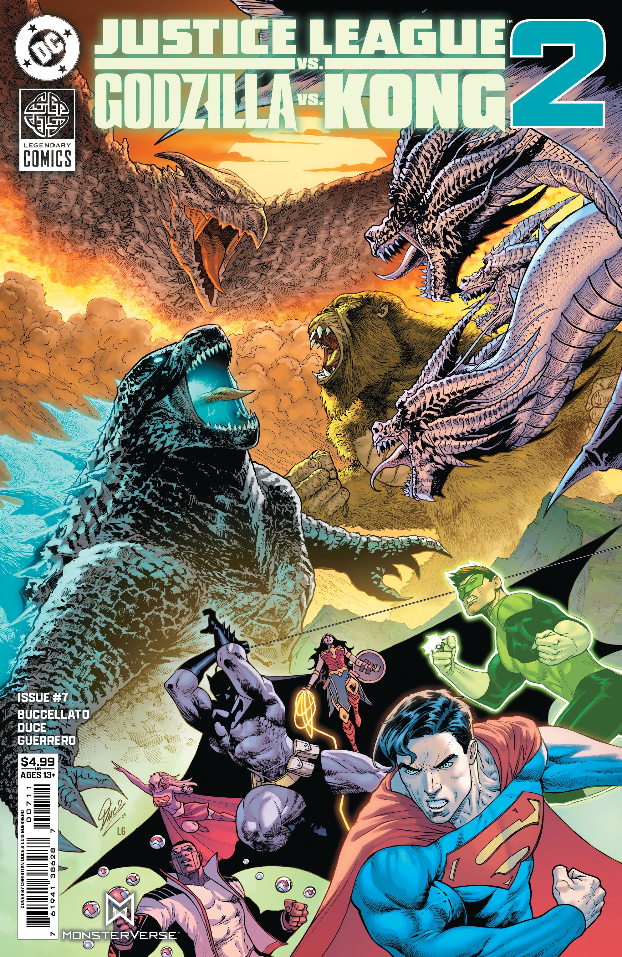 Justice League vs. Godzilla vs. Kong 2 #7 Comic