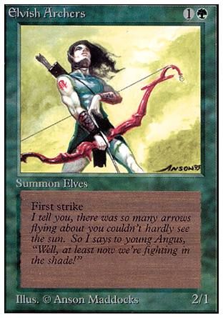 Elvish Archers (Unlimited) Trading Card