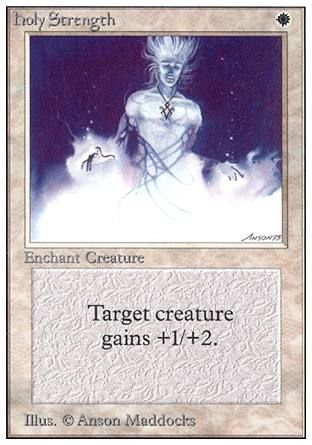 Holy Strength (Unlimited) Trading Card