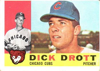 Dick Drott 1960 Topps #27 Sports Card