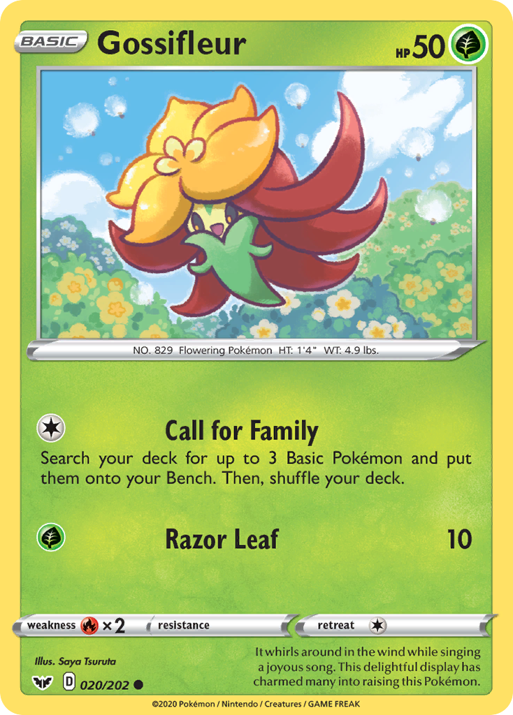 Gossifleur (20/202) - Sword & Shield Pokémon Card