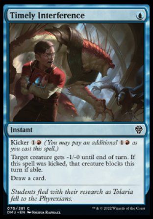 Timely Interference (Dominaria United) Trading Card