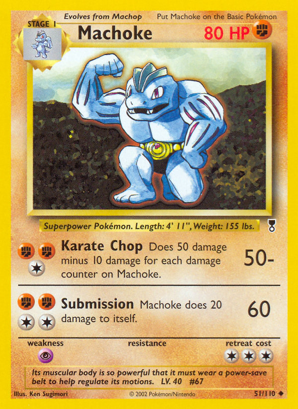 Machoke (51/110) - Legendary Collection Pokémon Card