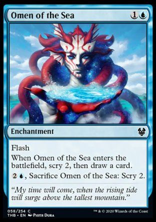 Omen of the Sea (Theros Beyond Death) Trading Card