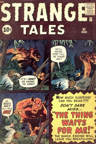 Strange Tales #92 Comic
