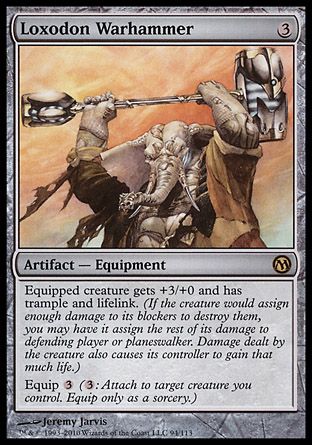 Loxodon Warhammer (Duels of the Planeswalkers) Trading Card