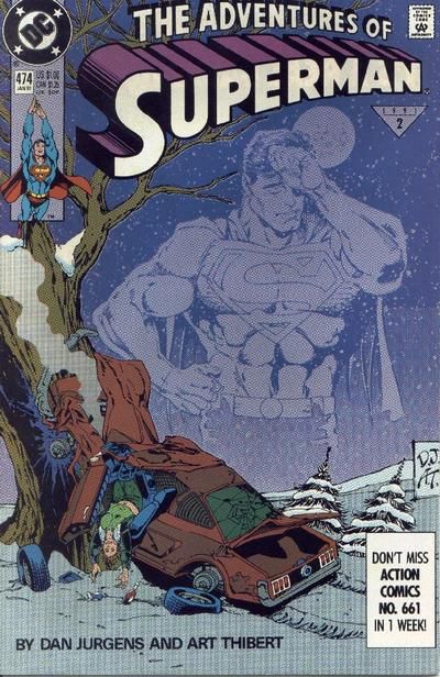 Adventures of Superman #474 Comic