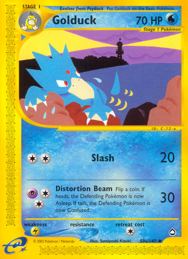 Golduck (50/147) - Aquapolis Pokémon Card