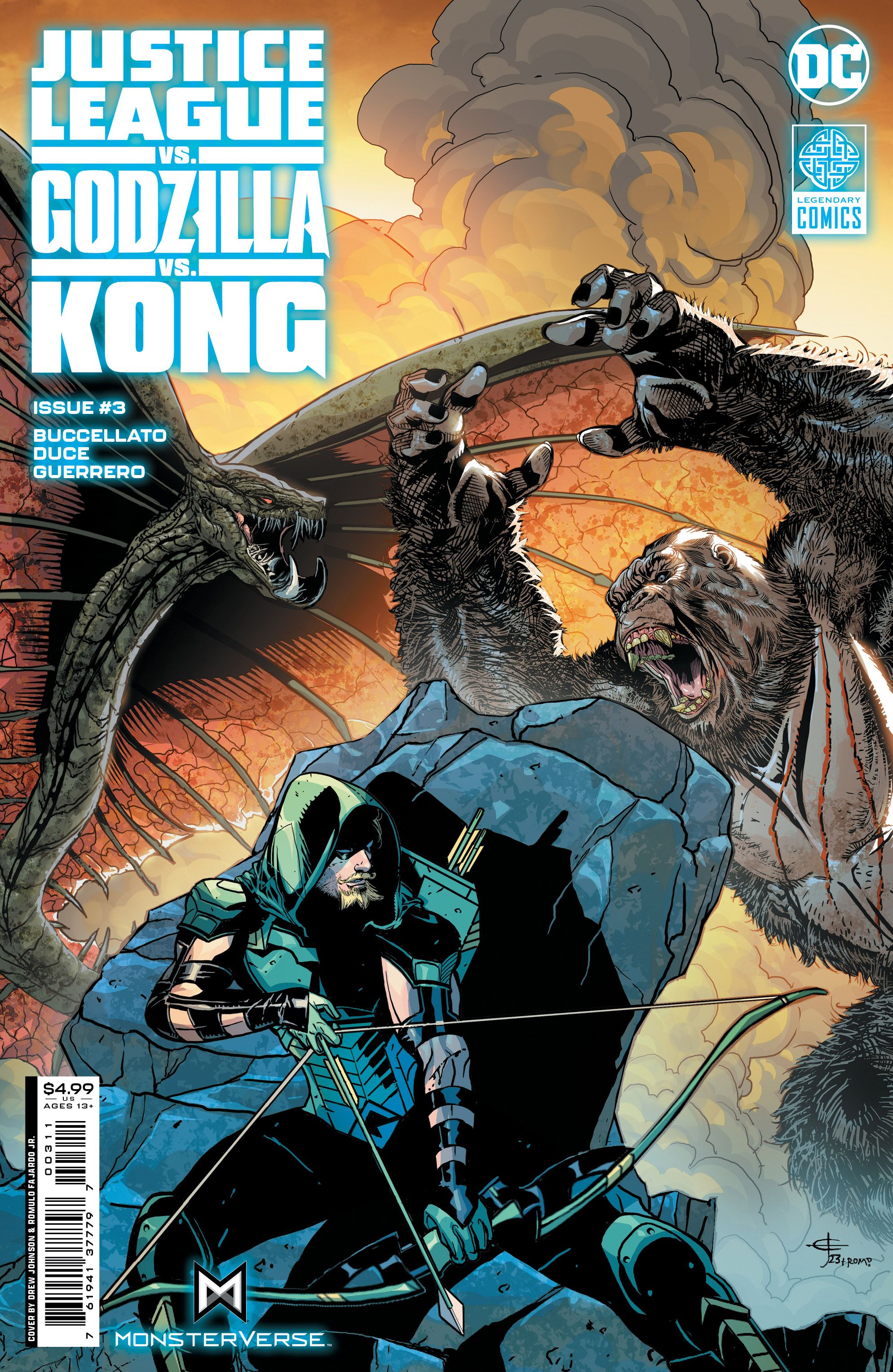 Justice League vs. Godzilla vs. Kong #3 Comic