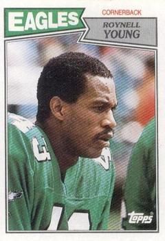 Roynell Young 1987 Topps #304 Sports Card