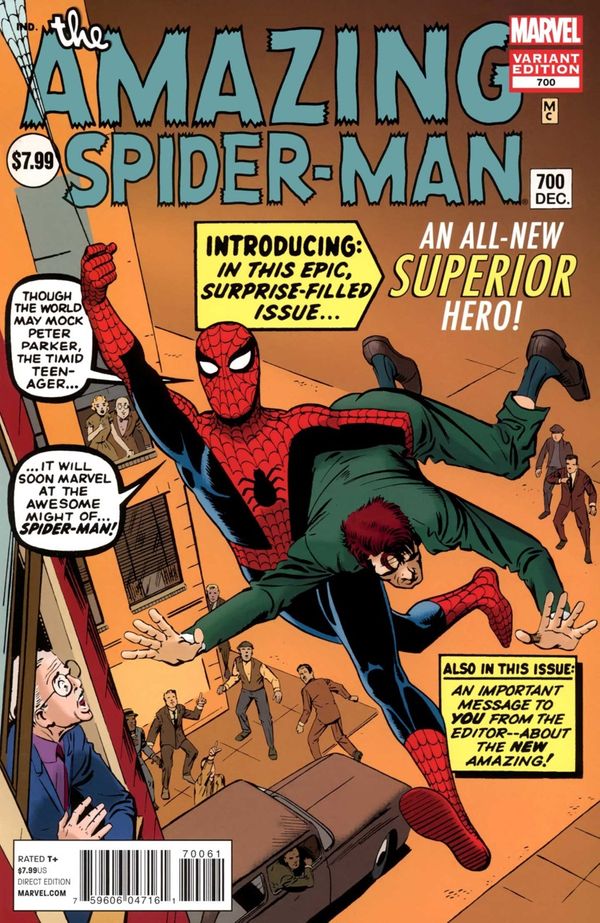 Amazing Spider-Man #700 (Ditko Cover)