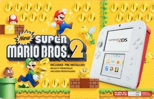 Nintendo 2DS [Scarlet Red w/New Super Mario Bros 2]
