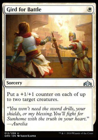 Gird for Battle (Guilds of Ravnica) Trading Card