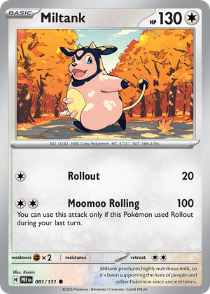 Miltank (81/131) - Prismatic Evolutions (Master Ball Reverse Holo)