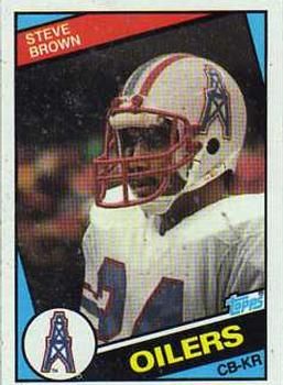 Steve Brown 1984 Topps #77 Sports Card