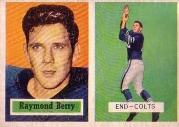Raymond Berry 1957 Topps #94 Sports Card