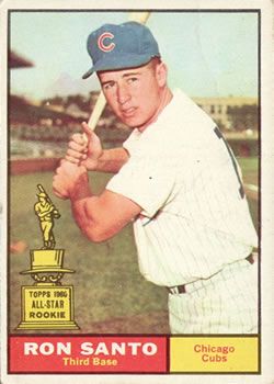 Ron Santo 1961 Topps #35 Sports Card
