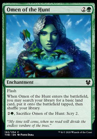 Omen of the Hunt (Theros Beyond Death) Trading Card