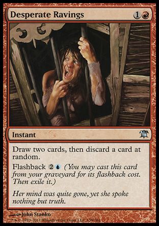 Desperate Ravings (Innistrad) Trading Card