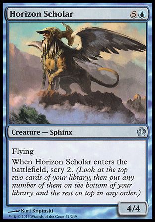 Horizon Scholar (Theros) Trading Card