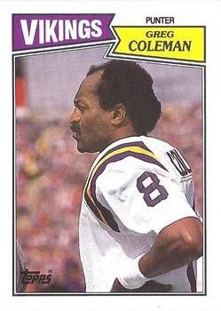Greg Coleman 1987 Topps #206 Sports Card