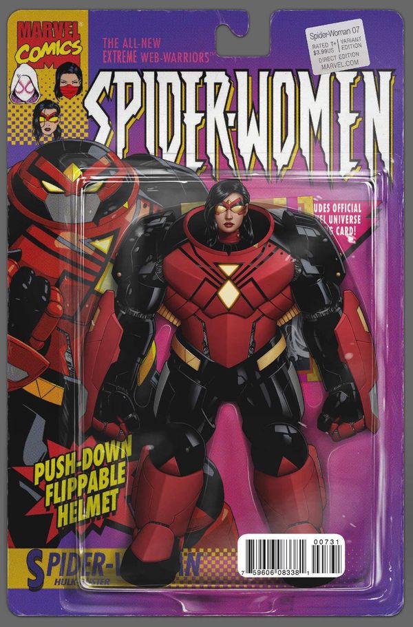 Spider-woman #7 (Christopheir Action Figure Variant)