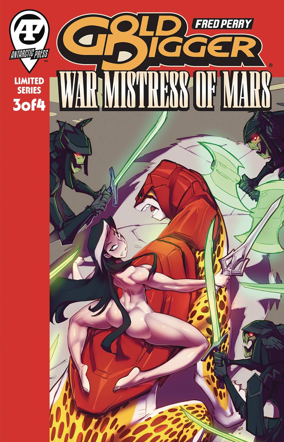 Gold Digger War Mistress Of Mars #3 Comic