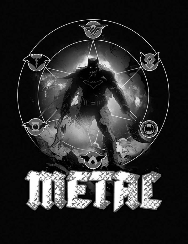 Dark Nights: Metal #1 (Black & White Midnight Release Variant)