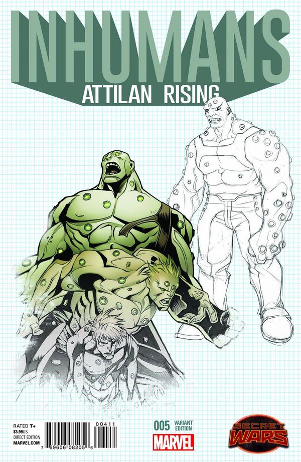 Inhumans Attilan Rising #5 (Design Variant)