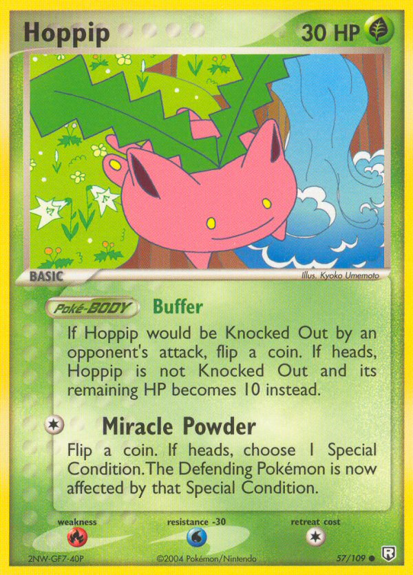 Hoppip (57/109) - Team Rocket Returns Pokémon Card